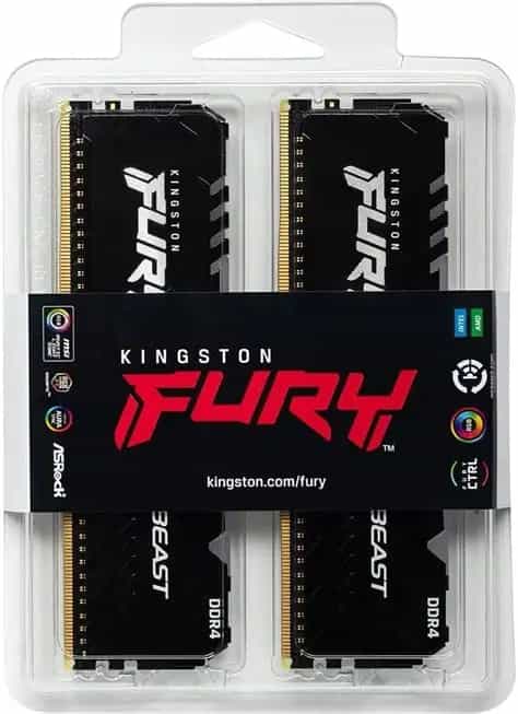 Kingston FURY Beast RGB 32GB DDR4 3200 Desktop Memory
