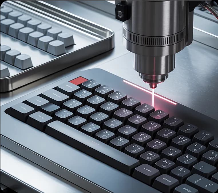 طباعة الكيبورد عربي ليزر