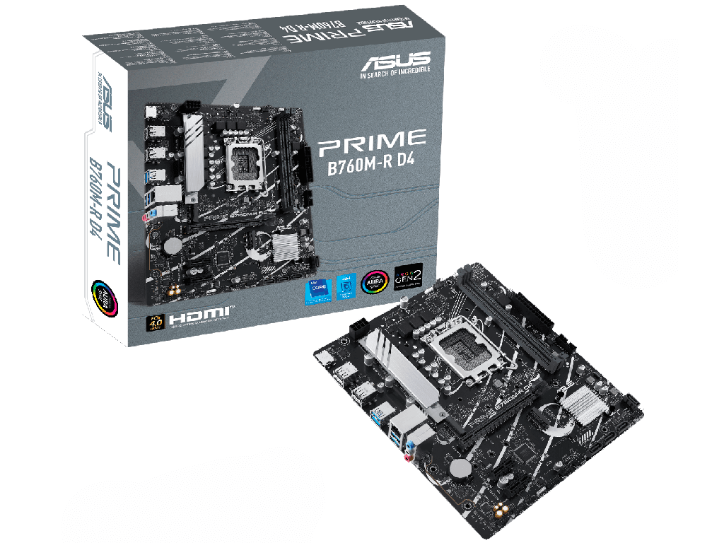 ASUS PRIME B760M-R D4 Motherboard صورة رقم 2