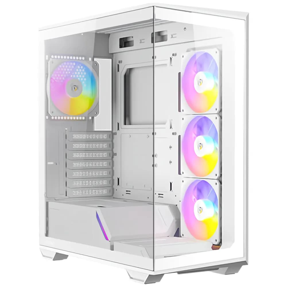 Antec C3 ARGB White Mid-Tower Case صورة رقم 4